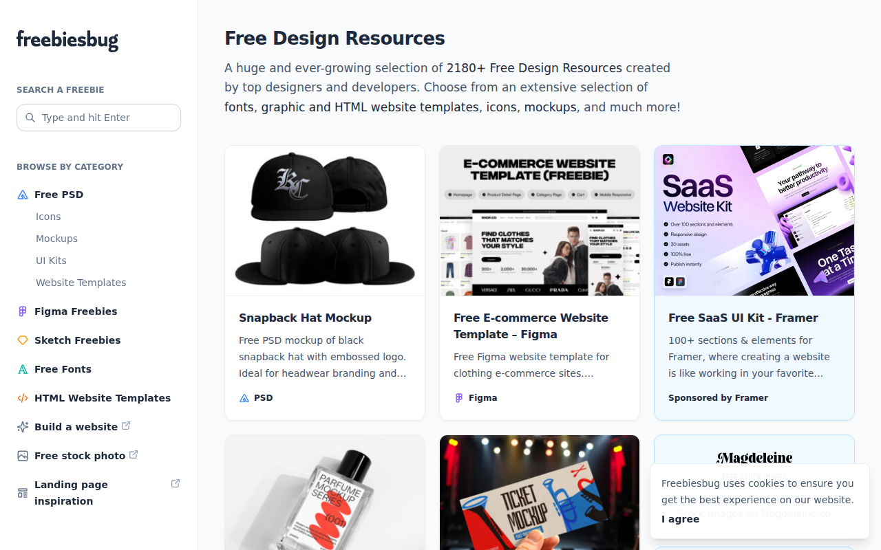 The Best Free Resources for Designers and Developers - Freebiesbug